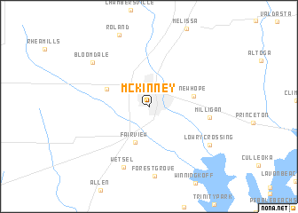 map of McKinney