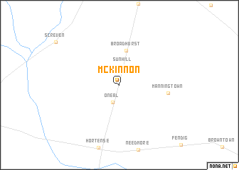 map of McKinnon