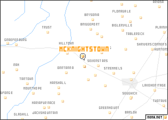 map of McKnightstown