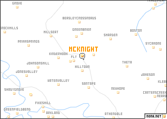 map of McKnight