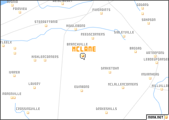 map of McLane