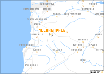 map of McLaren Vale