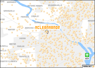 map of McLean Manor