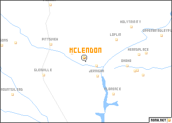 map of McLendon