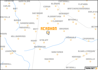 map of McMahan