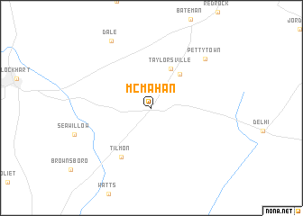 map of McMahan