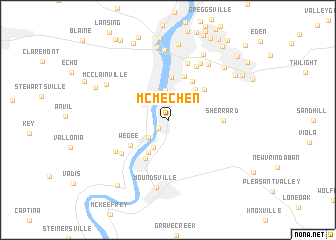 map of McMechen