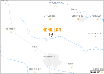 map of McMillan