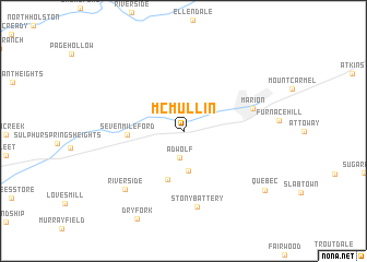 map of McMullin