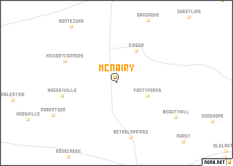 map of McNairy
