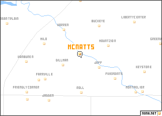 map of McNatts