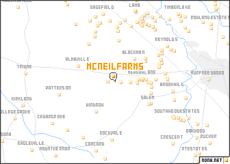 map of McNeil Farms