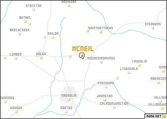 map of McNeil