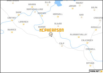 map of McPhearson