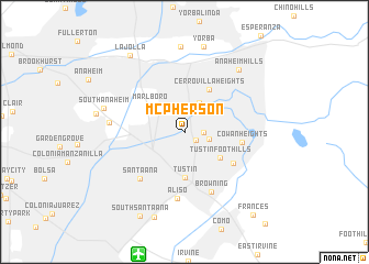 map of McPherson