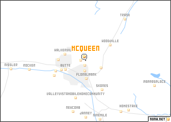 map of McQueen