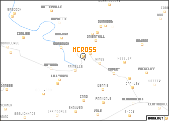 map of McRoss