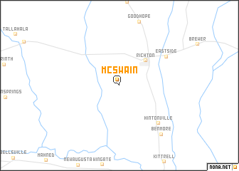 map of McSwain