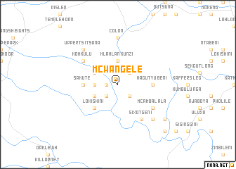 map of Mcwangele