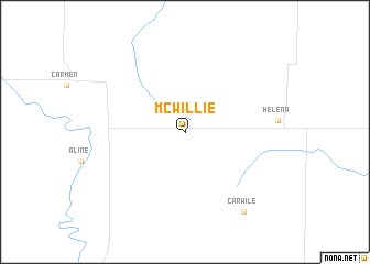 map of McWillie