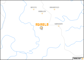 map of Mdimela