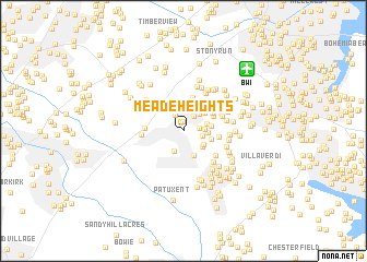 map of Meade Heights