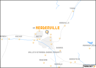 map of Meaderville