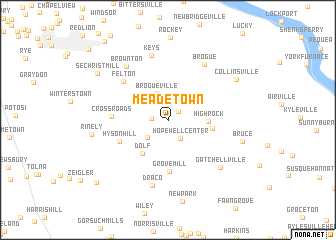 map of Meadetown