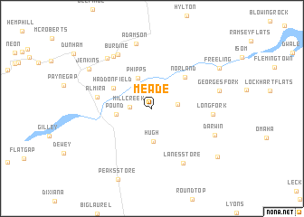 map of Meade