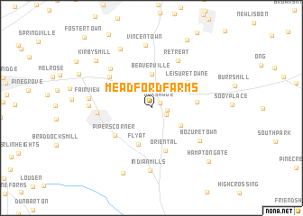 map of Meadford Farms