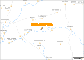 map of Meadors Ford