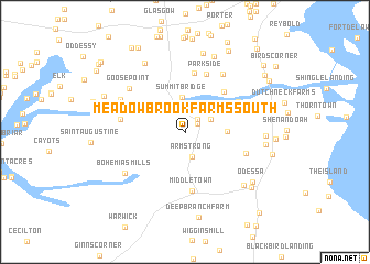 map of Meadowbrook Farms South