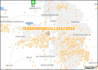 map of Meadowbrook Village Condo