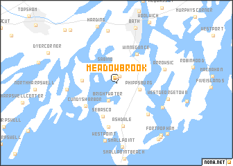 map of Meadowbrook