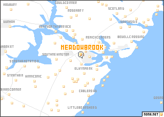 map of Meadowbrook