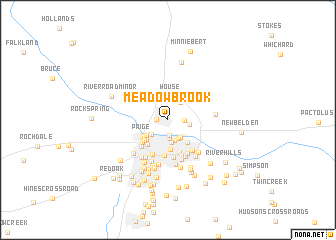 map of Meadowbrook