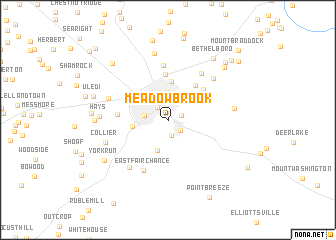 map of Meadowbrook