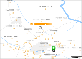 map of Meadow Brook
