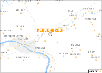 map of Meadowbrook