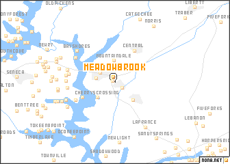 map of Meadow Brook