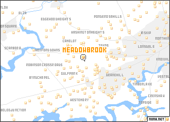 map of Meadowbrook