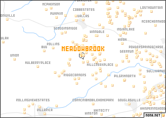 map of Meadowbrook