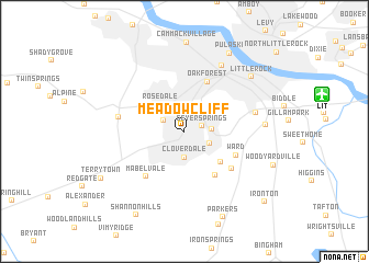 map of Meadowcliff