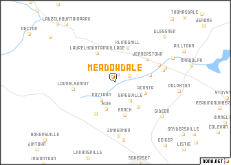 map of Meadowdale