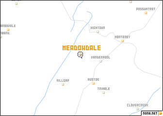 map of Meadowdale