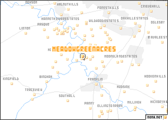 map of Meadow Green Acres