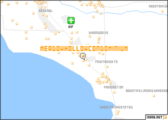 map of Meadow Hollow Condominium