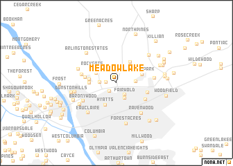 map of Meadow Lake