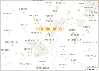 map of Meadow Lands