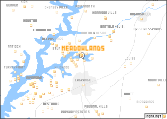 map of Meadowlands